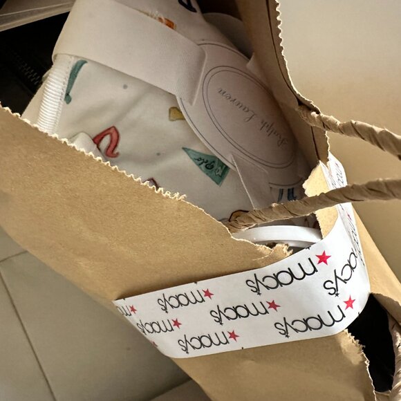 NWT RALPH LAUREN X RILEY  SHEEHEY BABY GIRLS BOYS BLANKET LOGO PRINT - Picture 14 of 14